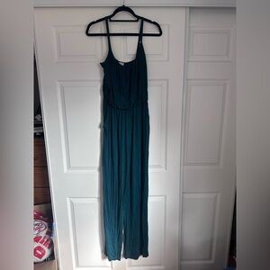 Kaileigh Adalia Knit Teal Green jumpsuit